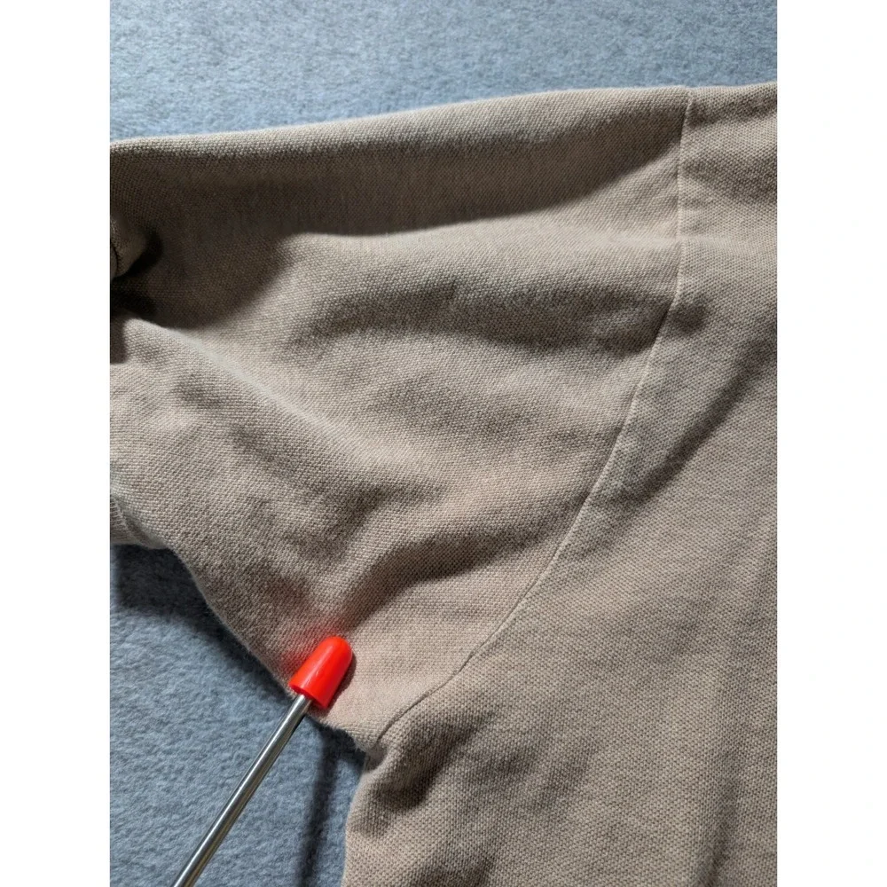 VTG Polo Ralph Lauren Polo Shirt‎ Mens XXL Beige Classic Pony Logo 90s Bolivia